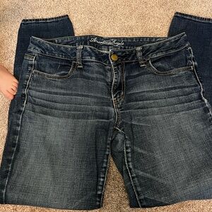 American Eagle Outfitters Women's Indigo Straight Leg Jeans